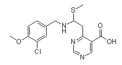 (5-PyriMidinecarboxylicacid, 4-[[(3-chloro-4-Methoxyphenyl)Methyl]aMino]-2-(Methylthio)-,ethyl ester)